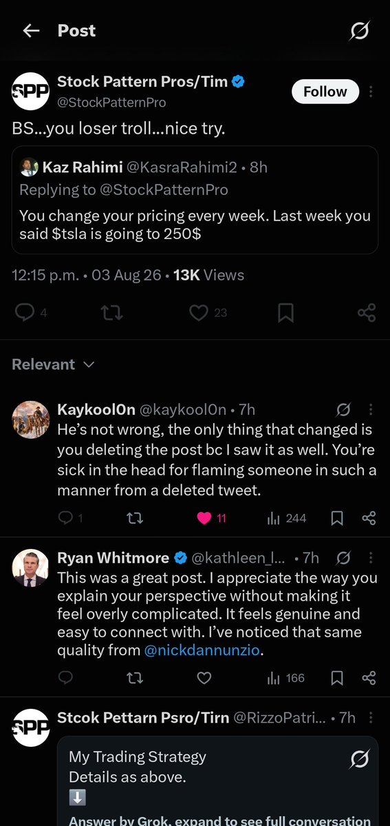 KasraRahimi2's tweet photo. @leadprayhodl @saylor Since you asked sir. He blocked me cause I called him out . https://t.co/nS9rXhEhvZ
