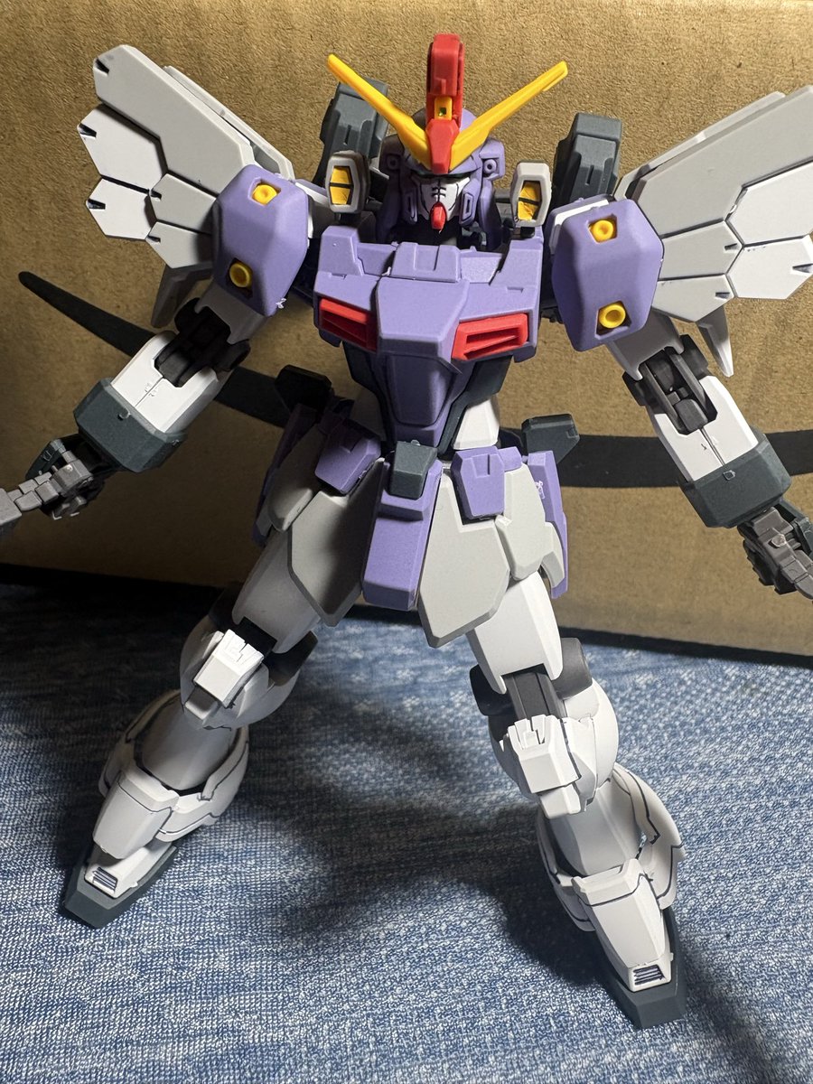 daifather's tweet photo. HGガンダムサンドロック改EW
完成っ！

満足度が中々にして高い！

#ガンプラ
#サンドロック改EW https://t.co/xD6m9TlBbE