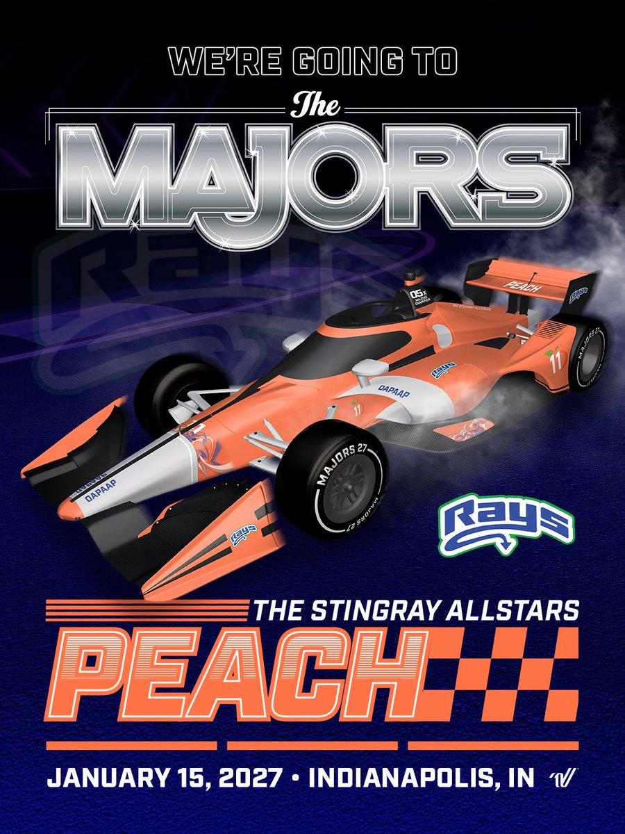 LetsGoRays's tweet photo. Majors called… we answered four times. 🍊🔩🍑💜 https://t.co/5Qjc8J1FY9