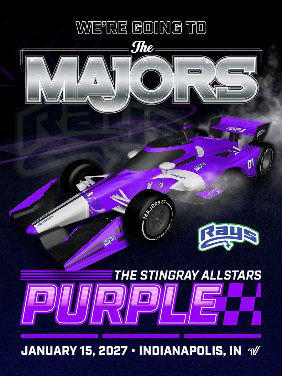 LetsGoRays's tweet photo. Majors called… we answered four times. 🍊🔩🍑💜 https://t.co/5Qjc8J1FY9