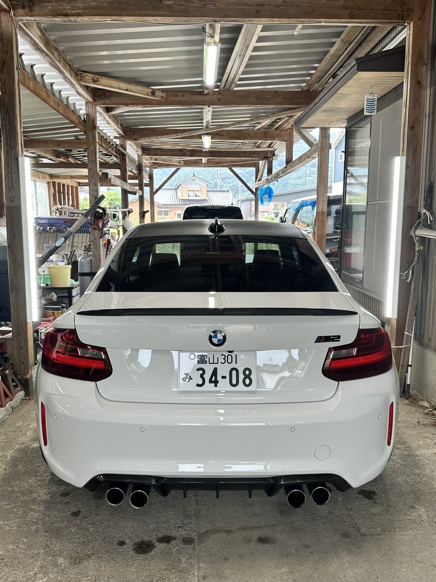 Agg_re39's tweet photo. 早速徹底洗車してターシャインリフラクトV4 https://t.co/6YfV4tDUmp