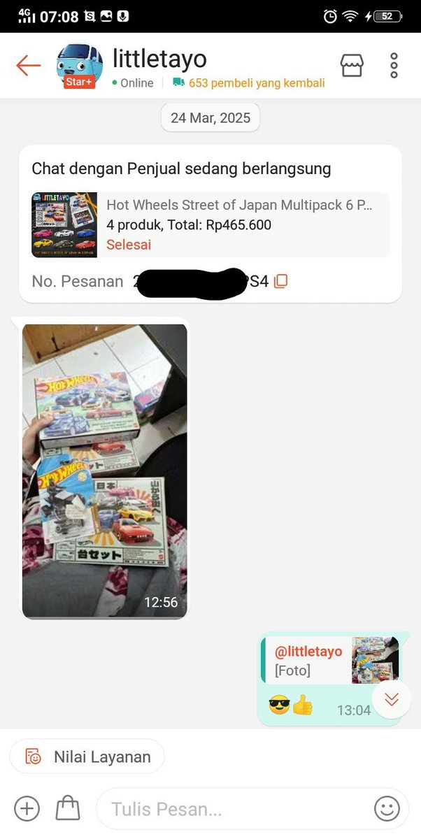 DedekSaragih05's tweet photo. Adminnya ramah, aku beli hot wheels di toko online ini..
Di shopee, 100% amanah kali ini toko 👍 https://t.co/wELcSWp4hi