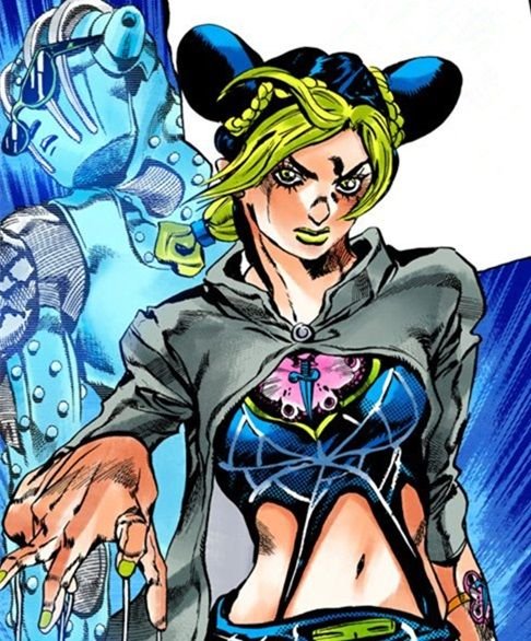 gyjowlw's tweet photo. there should be more fanart of jolyne as spiderman like she's really similar to peter parker she sees the good in people, her life sucks and she's gay https://t.co/q5A7HLGvoJ