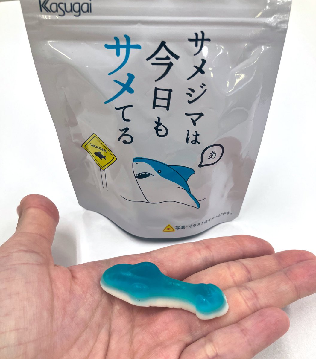 Daikichi_prkoho's tweet photo. おはようございます🧹
新名です🐎

なーんだかスッキリするようなドリンクが欲しくて
コンビニに寄ったら
可愛いグミを発見してしいました！

ちゃんとサメ型🦈

今日もよろしくお願いします💪
#企業公式つぶやき部 #企業公式が朝の挨拶を言い合う https://t.co/QbtM8qYvZ2