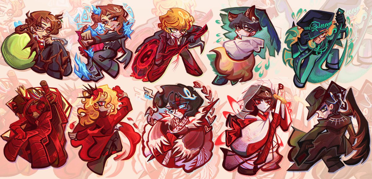 tfh_arts's tweet photo. Seasonal EGOlings ✨🌹

#LimbusCompany https://t.co/xue6YArnkp