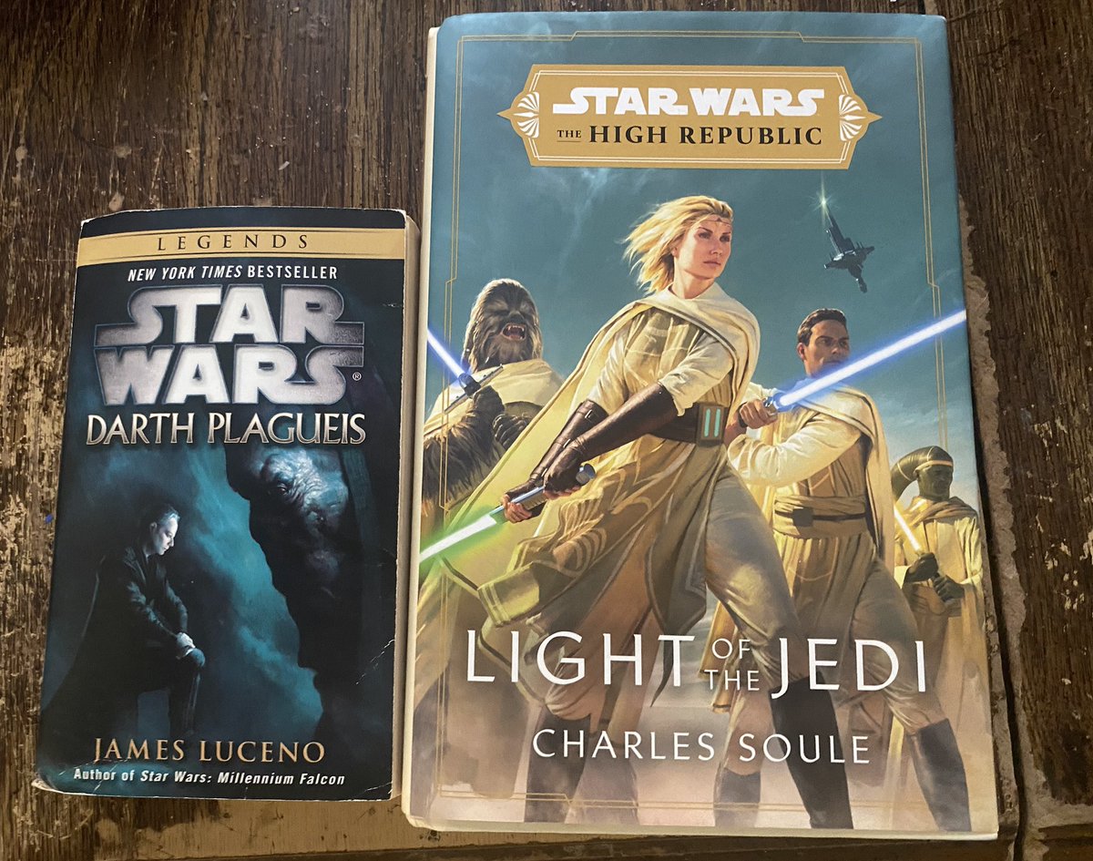 SWNestoras's tweet photo. Got two new books (more to come) very happy i got a hard cover. 

#starwars #highrepublic #darthplagueis https://t.co/RXOWXjHmtB