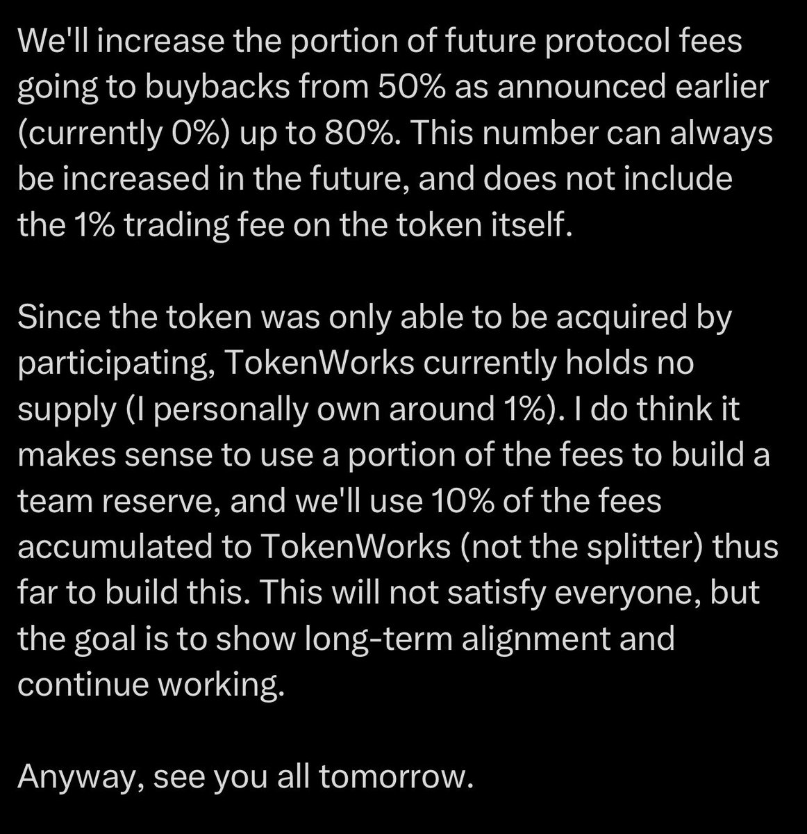 CirrusNFT's tweet photo. Ok not the worst response https://t.co/DKk0WbotzB