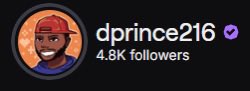 Dprince_216's tweet photo. Yall im Pro Twitch Partner Rio now 😭🎉🥳 https://t.co/CTlI0NCoxU