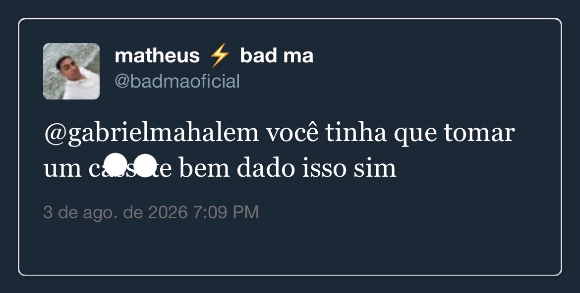 badmaoficial's tweet photo. só porque eu falei a verdade :/ https://t.co/t9zurpZm34