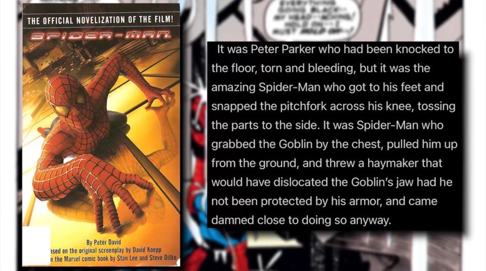 StarkillerUltra's tweet photo. @Deethe0g @dooglaza @RayRevived5 Thanks for being this up 🤣. Yes this after he exhausted Tobey and used prep to weaken him! But when Tobey got up he would have broken Goblins face if not for his mask https://t.co/viUZVUaame