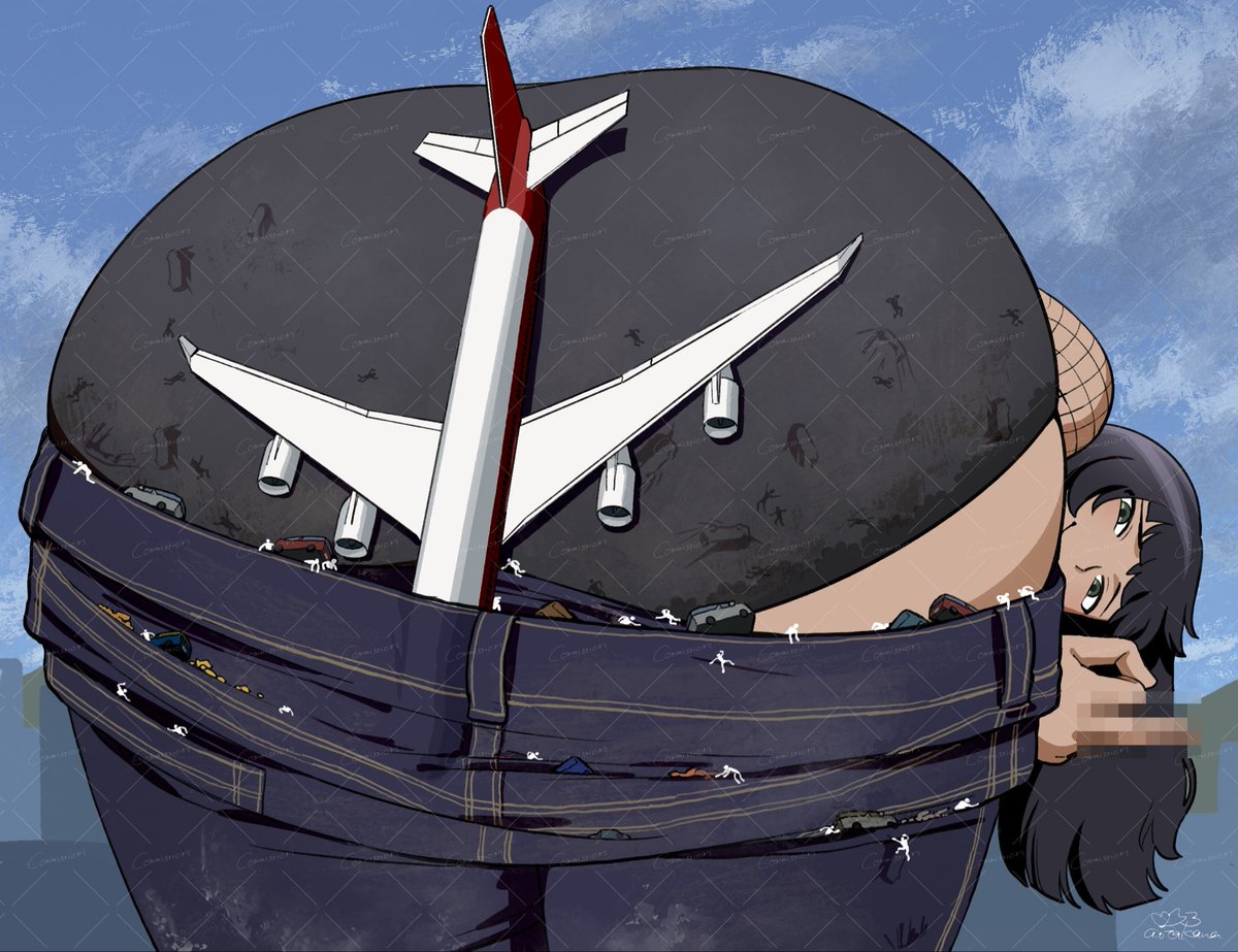 a_tk_02's tweet photo. 🚗A mischievous giantess wedging cars and airplanes into the back of her jeans.🛩️

⭐️VGen Commission (Normal Surprise Me Plan)
⭐️Comm from Relinquish https://t.co/73PMUMFHY4