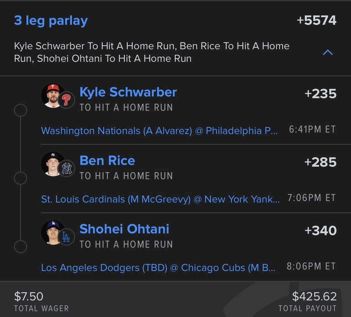 Beckylocks3's tweet photo. Square Lotto #MLB #Baseball #SportsBetting #HomeRun #Parlay #GamblingX #BettingCommunity #MLBTwitter @Playbook https://t.co/oBFObVnwq1
