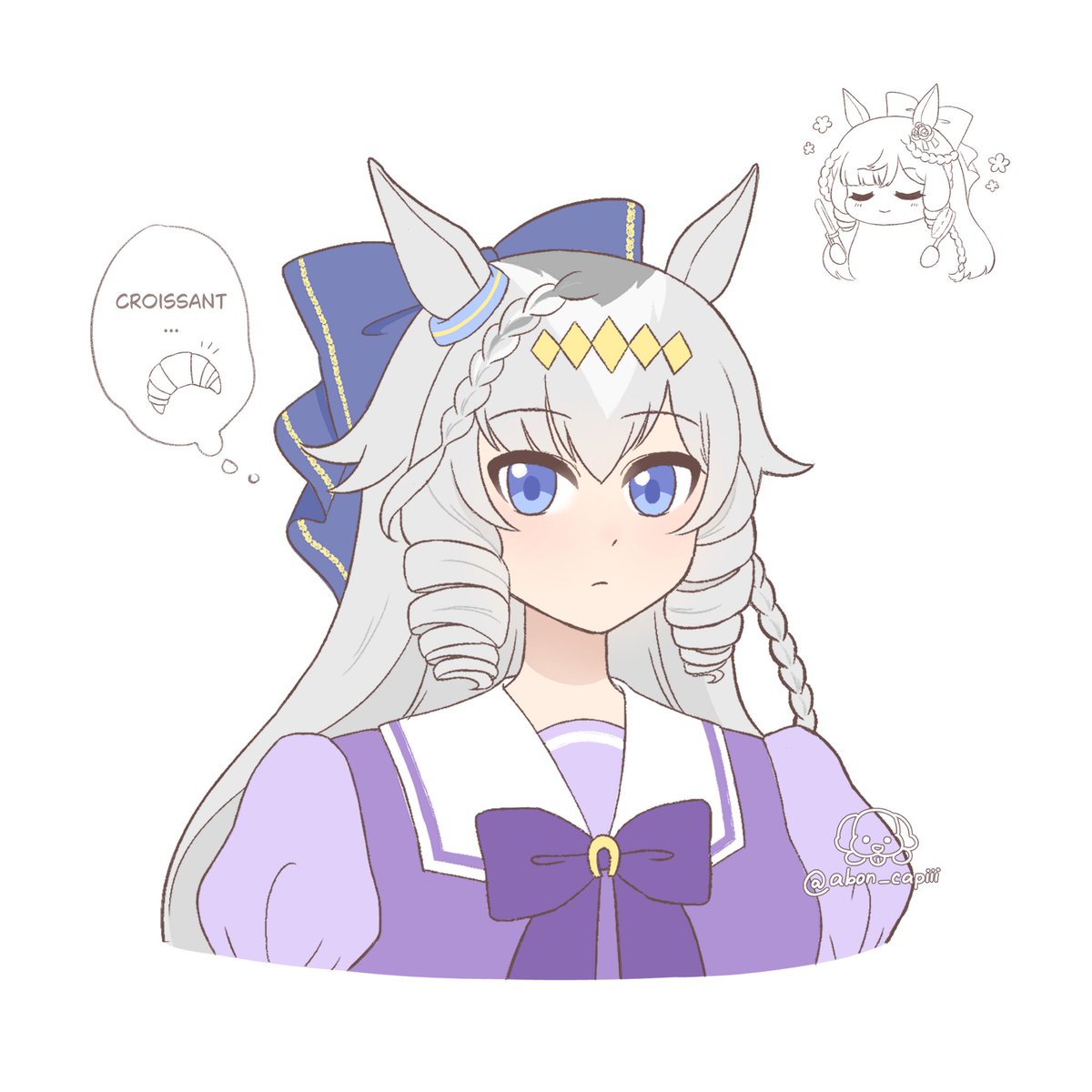 abon_capiii's tweet photo. Oguri with other uma's hairstyle (7/?)
#オグリキャップ #ウマ娘FA https://t.co/zyS8ZolaS9