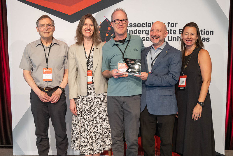 CUBoulderPhys's tweet photo. We’re proud to share our department has been named an inaugural recipient of the Carl E. Wieman Award for Excellence! 🏆

Read more in the A&amp;S Magazine: https://t.co/7HG9P7yTCt https://t.co/UZ2Y28yz9r
