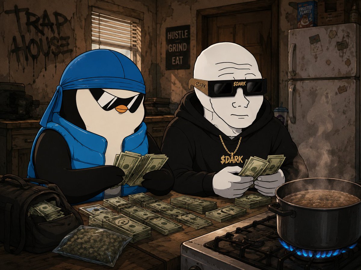 PraxMedia's tweet photo. The pot's on.
The stacks are growing.
The timeline still doesn't get it.

@DarkMode_sol is building a community around conviction—not hype.

🌑 Community first.
📈 Long-term mindset.
🐧 Memes.

$DARK https://t.co/6uY2IR7KIu