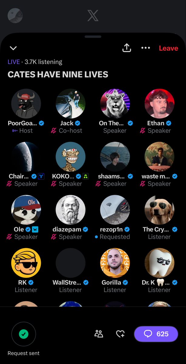 rezop1n's tweet photo. 8PM Voice Call On X For $CATE Coin!!!
4k Listeners Currently, and It’s Going Up.

@PoorGoat_ is STILL strongly running and controlling this memecoin, people are saying this coin has potential too peak over 1b+ MC, What’s your thoughts?

We already seen what happened with DOG(E) what will happen with CAT(E)?