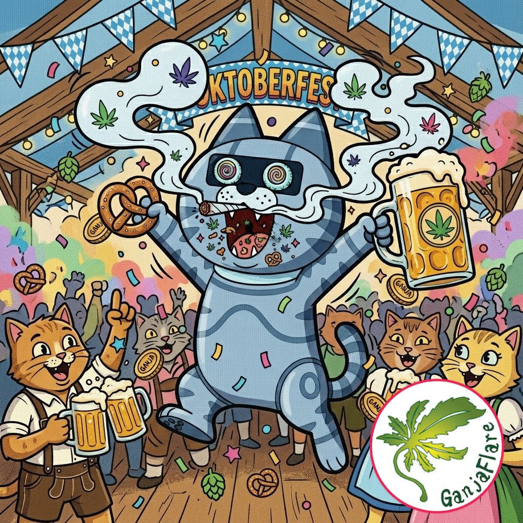 GanjaFlare's tweet photo. We are a beer-loving project 🍺 Jumping on the Oktoberfest hype, I'm definitely having a beer!!

Ah wait, my bad... I'm always drinking anyway! Cheers! https://t.co/Ls6yuSuqXU