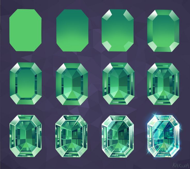 ArtHarbor_'s tweet photo. A flat shape becomes a gemstone one reflection at a time. https://t.co/DNsESE2gTq
