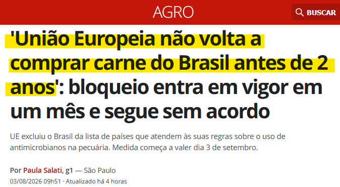 nelsonpaffi's tweet photo. Você apronta cada uma, não é, lula?
Mais uma vez o agronegócio brasileiro entrando pelo cano... https://t.co/mSQDDT6yya