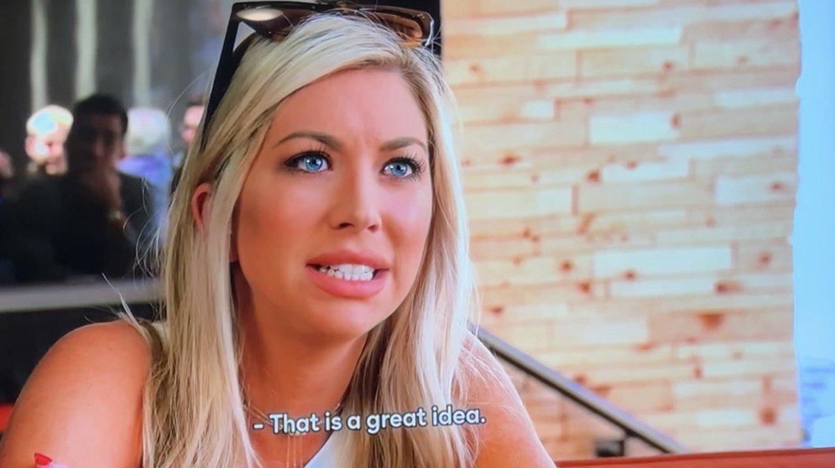 TwinkTheory's tweet photo. Stassi still constantly being gagged by Kristen’s desire to drink at breakfast https://t.co/TpcCZjRwmt