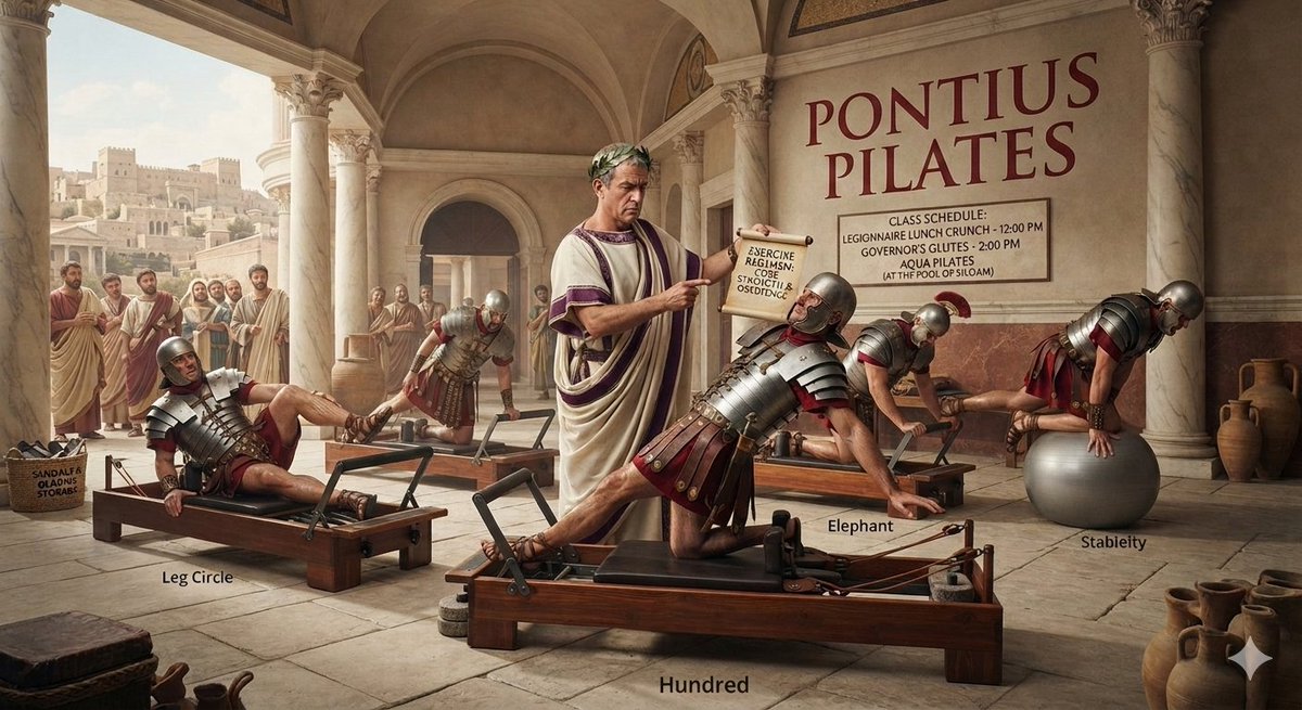 FaeliqGolf's tweet photo. It's what every Roman Governor uses to work out. https://t.co/YMNvuqwJ5i