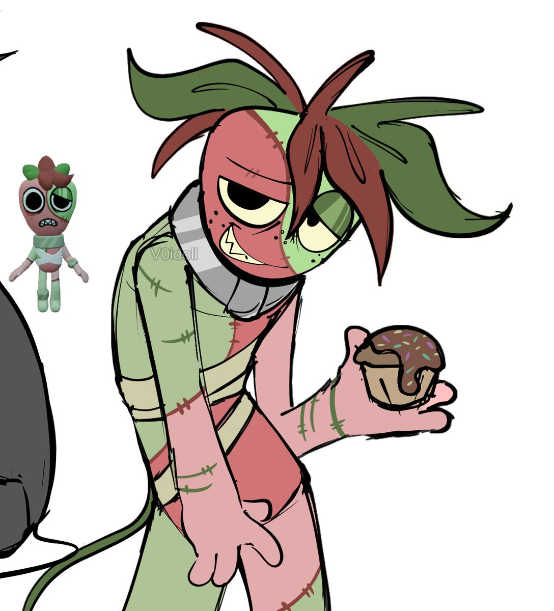 v0idoll's tweet photo. I love the Halloween skins 
#dandysworldart #fruitcake #sprout #cosmo https://t.co/rDc63dEjej