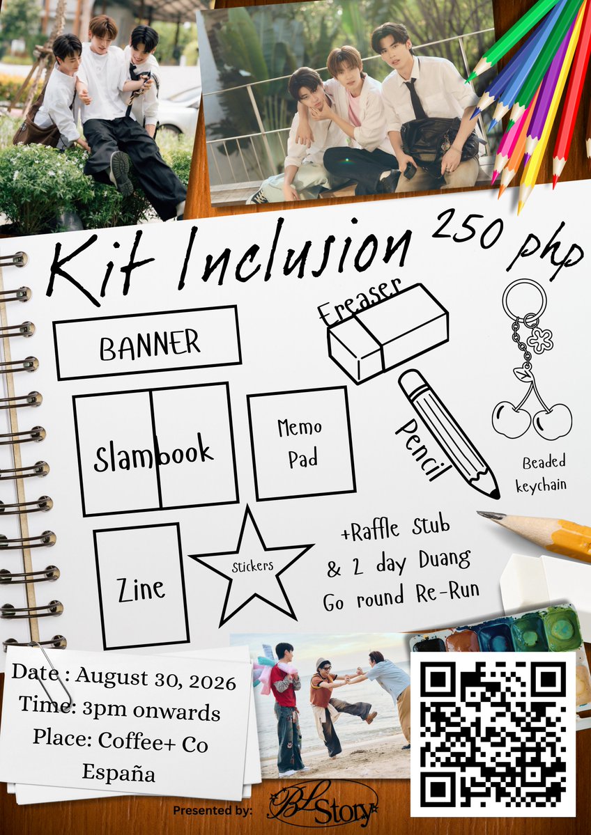 bl_story22's tweet photo. 3️⃣💂🏼♀️🐯 Color, Create, & Celebrate! 🎨✨
Step into the Back to the Art Room and spend an afternoon filled with creativity, laughter, and unforgettable memories with fellow 3 Soldiers Tiger/Avenjerks enjoyers! 💛
Whether you're here to create, connect, or simply celebrate the friendship of the 3 Soldiers Tiger, this fan day is made just for you. Enjoy interactive art activities, exclusive fan-made goodies, and a special Duang Go Round Concert 2 Days Re-Run, where we'll relive the unforgettable performances and moments together.
🗓️ August 30, 2026
🕒 3:00 PM onwards
📍 Coffee + Co. España
🔗https://t.co/axiyLr4QqR
Bring your creativity, your love for the trio, and let's make this a day to remember. See you in the art room! 🎨🐯
#3STFANDAY #AVENJERKS #DWY #DUANG #JAMIE #PAE