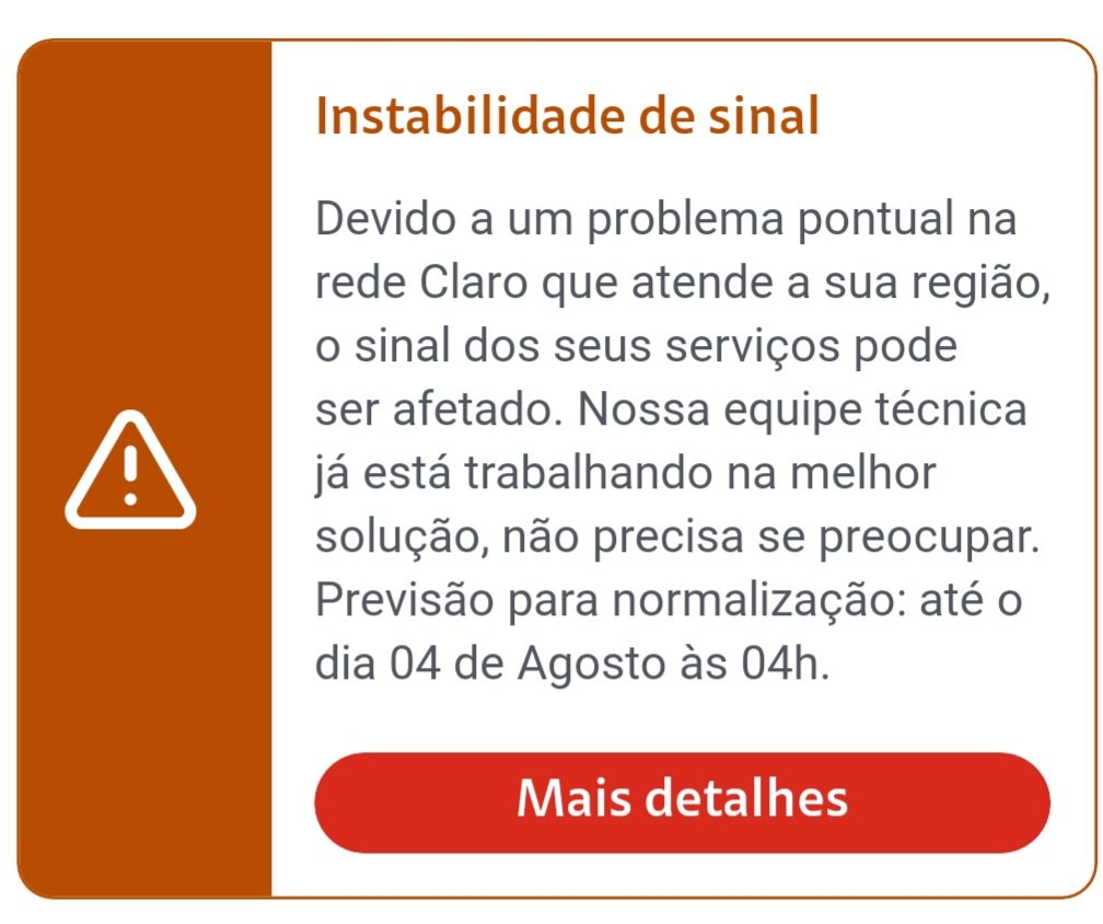 zollomom's tweet photo. @ClaroBrasil Novamente sem Internet @ClaroBrasil , vcs estão de sacanagem. Todo dia essa desgraça, mas conta chega sem atraso neh https://t.co/oKyW8cC7R8