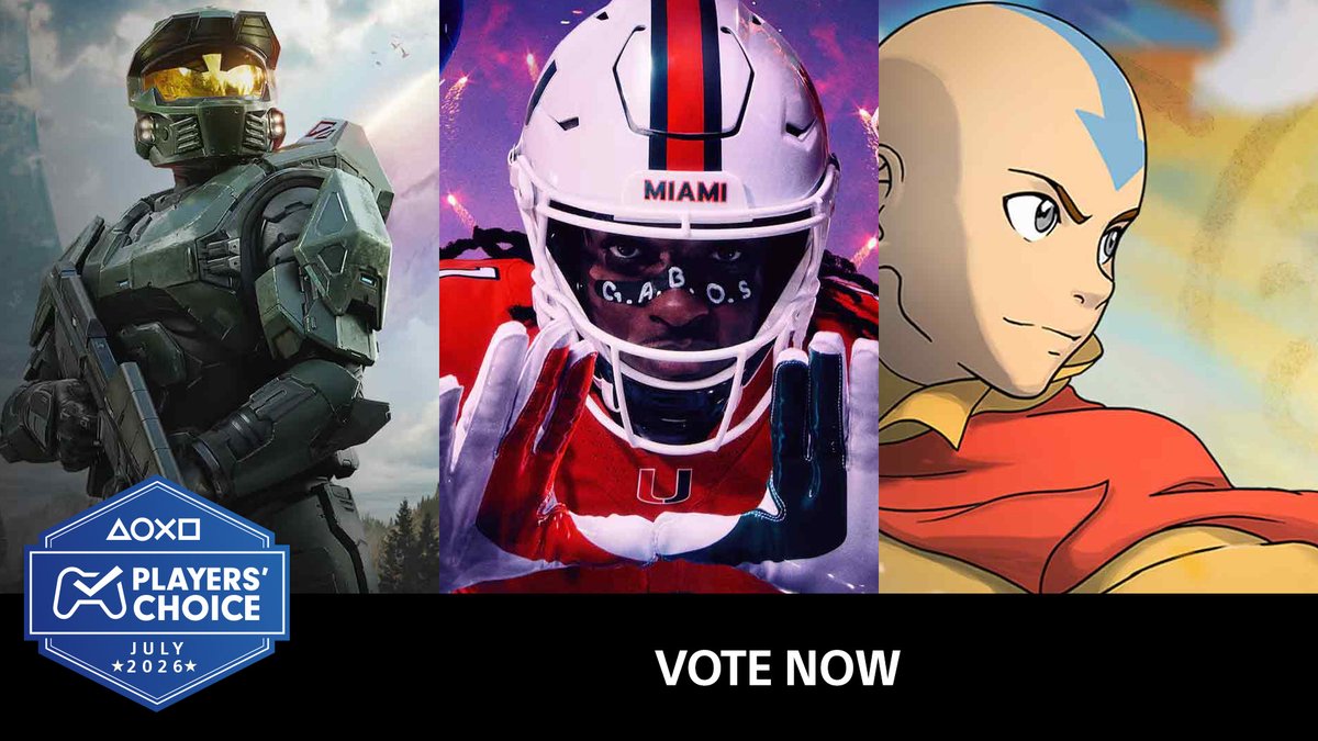 PlayStationAU's tweet photo. It's time to vote for your favourite new game from July. Players' Choice polls are now open: https://t.co/lkRAmnoHeT https://t.co/zSFq6XAJDv