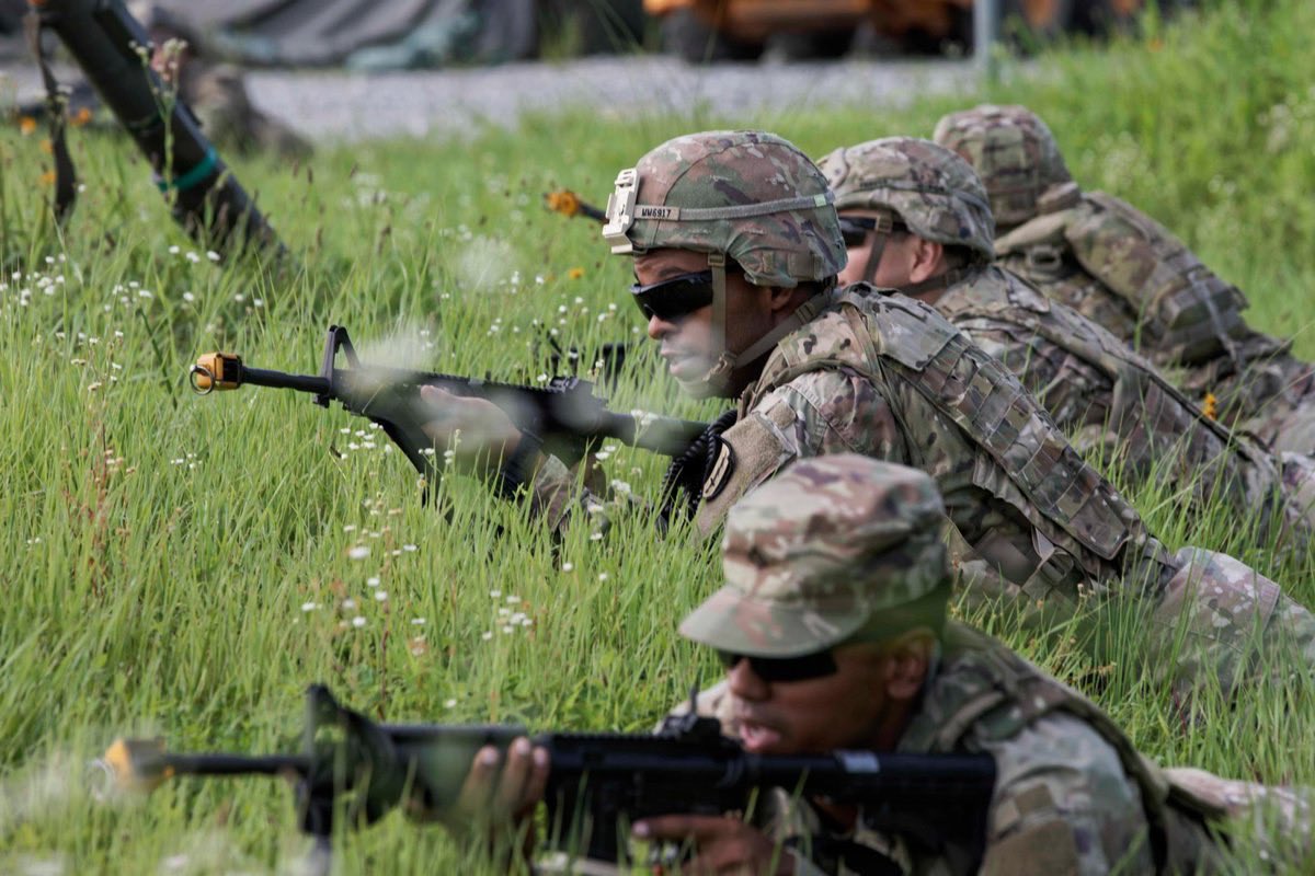 HermanCsalley's tweet photo. RT @USARPAC: Ready to respond
Pacific Warriors from the 41st Signal Battalion sharpen their combat readiness during a Convoy Situational Tactical Exercise at Camp Humphreys, South Korea, training to react to threats while supporting sustainment, network, and resupply operations. https://t.co/tsJzO02wE9