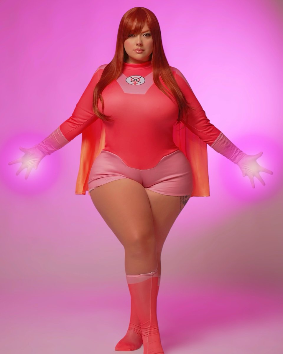 mystic_being_'s tweet photo. Lore accurate post-conquest fight Atom Eve 💗 | Honestly, one thing I loved about the Invincible comic? How it embraced Atom Eve’s weight gain with zero shame. She stayed powerful, beautiful, and complex — proof that strength comes in all shapes. https://t.co/E7PjuEOeJZ