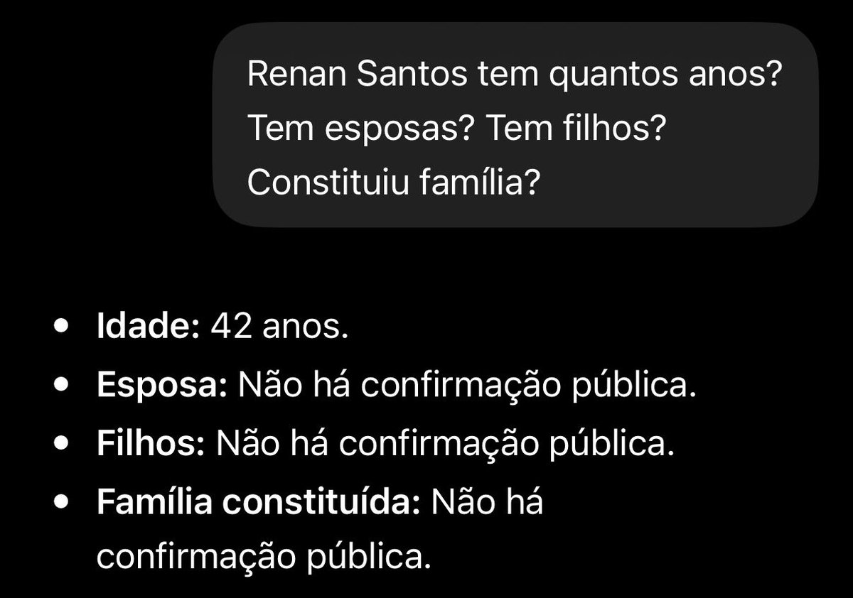 xicaraleao's tweet photo. Imagina ser o Renan Santos, ter 42 anos de idade e não ter esposa, não ter filhos, nunca ter trocado uma frauda, nunca ter ordenado e administrado uma casa com sua família…

Vocês querem me dizer que esse cara, que não foi capaz de se propor a realizar o teste básico fundamental de administração para um homem funcional na sociedade, é realmente uma opção viável para comandar um país? 

É um adolescente que quer ter o cargo mais importante de uma república como primeiro emprego…