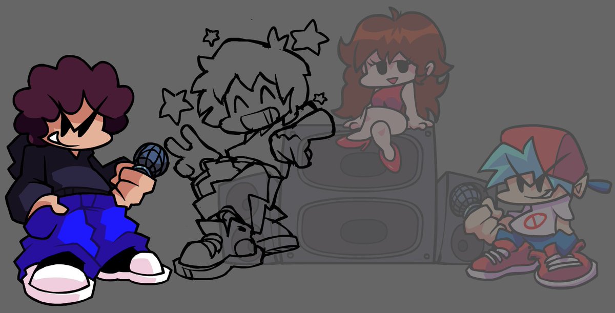 BlankGuy_YT's tweet photo. Adding my bf to the mod... lol
#fnf #fnfmod #fnfart
@PhantomArcade3K btw saw the mod menu man im gonna switch my mod to vslice at this point lol https://t.co/Xw3NT7BTqb