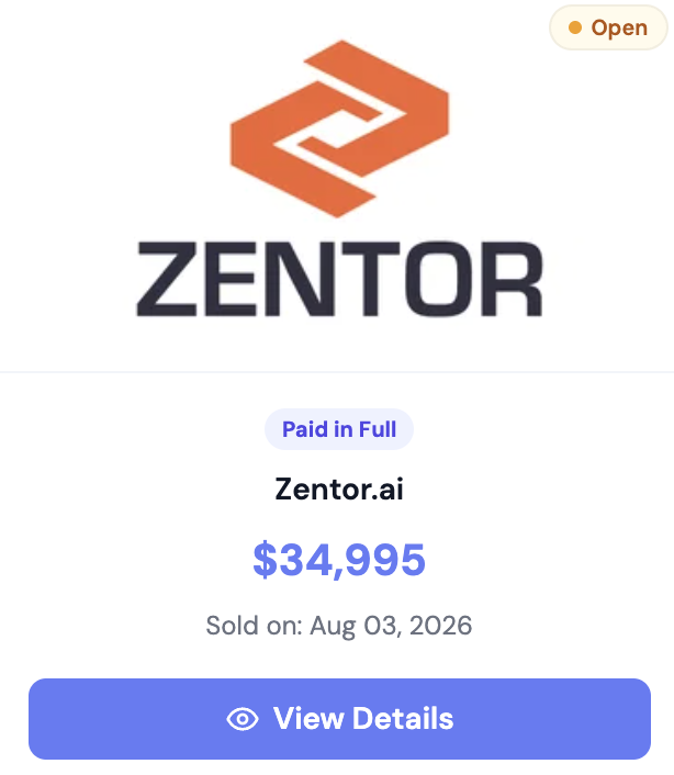 domain's tweet photo. Thank you @atomHQ - Hand Reg from April this year. 

Sold at BIN - $34,995 https://t.co/vyhZ7XXKrX