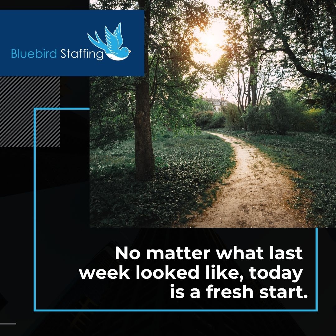 BluebirdStaff's tweet photo. No matter what last week looked like, today is a fresh start. Take a deep breath, believe in your potential, and remember that every great achievement begins with the decision to keep going.

#MondayMotivation #MondayMindset #NewWeek #FreshStart #KeepGoing #StayInspired https://t.co/McxS8WiffP