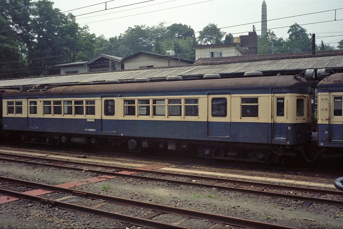 chamioka_'s tweet photo. #旧形国電
#身延線
再掲ですが8月4日なので クモハ60804 です。
1981年撮影 https://t.co/DobDUvS4gU
