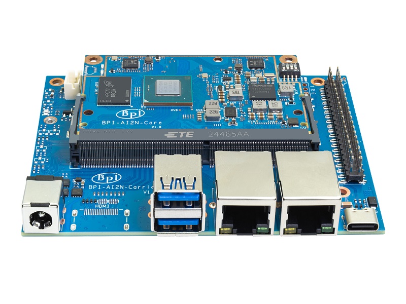 sinovoip's tweet photo. Banana PI BPI-AI2N SoC: RZ/V2N
Renesas #AI Accelerator: DRP-AI, supporting up to 15TOPS AI performance
OS: #Yocto, #Armbian
Check out the official docs & specs here:
👉 https://t.co/wCZf1T3Nv0
#EdgeAI #SingleBoardComputer #Maker #TechNews
#SOM https://t.co/7Z46v3Iqzp