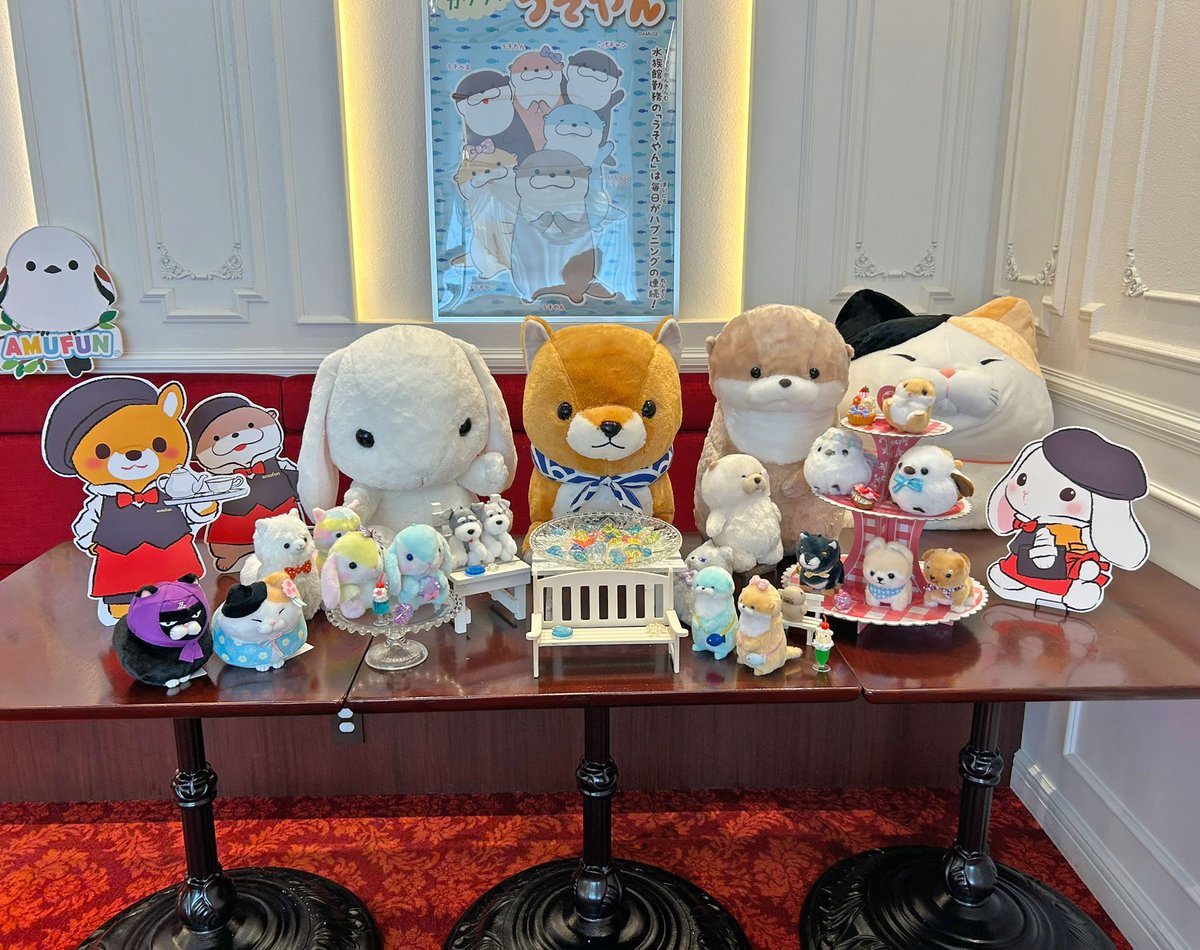 AMUSE_japan's tweet photo. 【#amufun_summer_cafe レポ①】

🥷隠れアミュキャラがいっぱい！
カフェイベント当日はコロンバン原宿サロンのいろんなところにアミュキャラたちが！

フォトスポットもプリチー🫶💖 https://t.co/ly07UImf5u