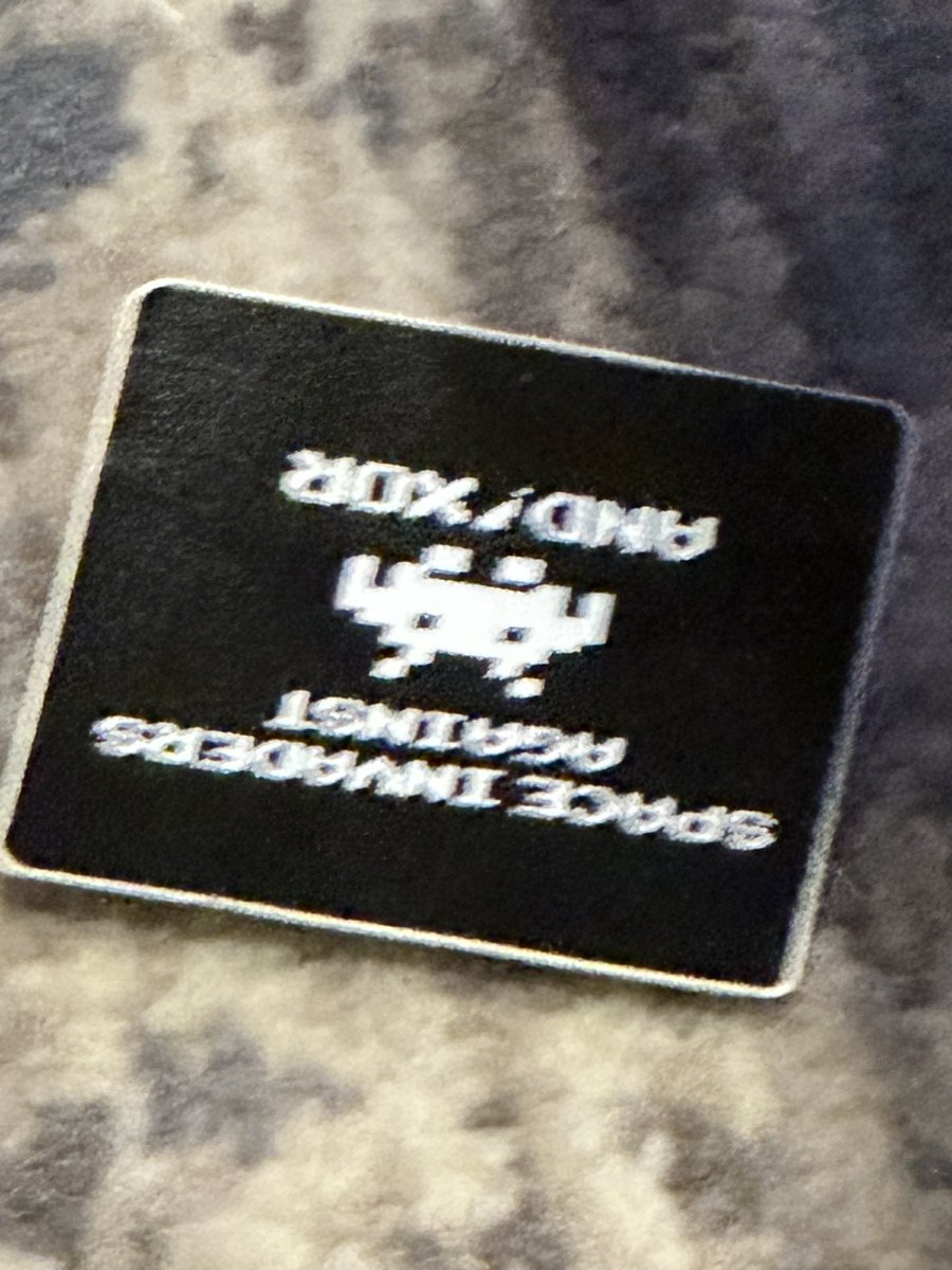 marbasec's tweet photo. Seen on the @BSidesLV unprompted floor - @ANDnXOR what did you do to space invaders? https://t.co/I1Pb8uvct6