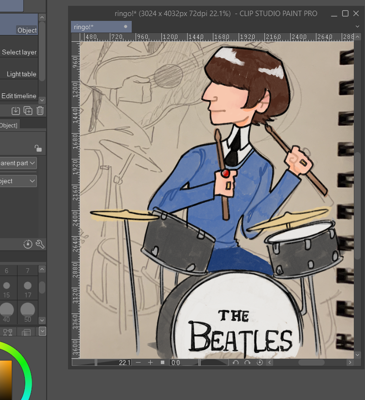 Val_zilla_'s tweet photo. doodles from 2024 when i drew ringo Like That #thebeatles #beatlestwt https://t.co/OLiXe7E2Ty