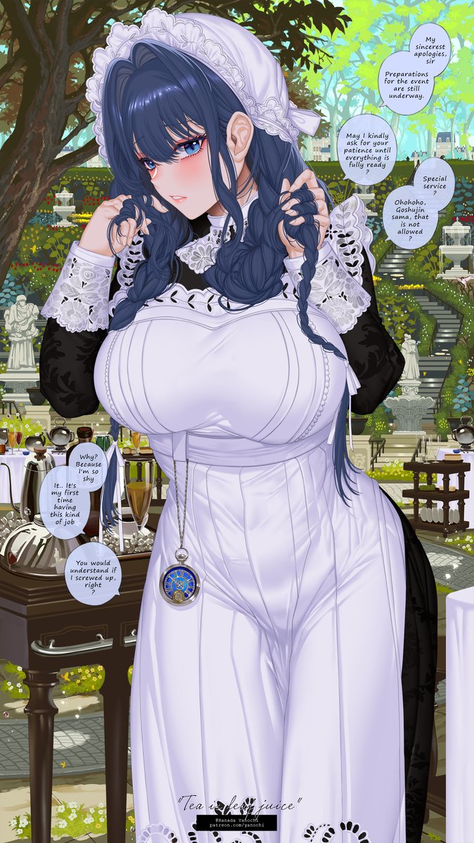 hanada_yanochi's tweet photo. Maid Kronii at your service ! https://t.co/Xspwtkw277
