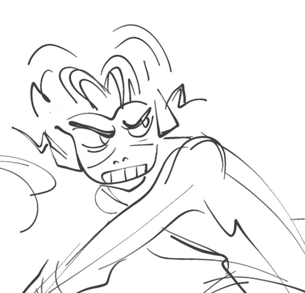 xinxu_lin's tweet photo. i'll never understand why carol always comes out so pretty when i draw her but thad always comes out looking like an ugly little gremlin #impulse #thaddeusthawne https://t.co/Gx3km0wV7C