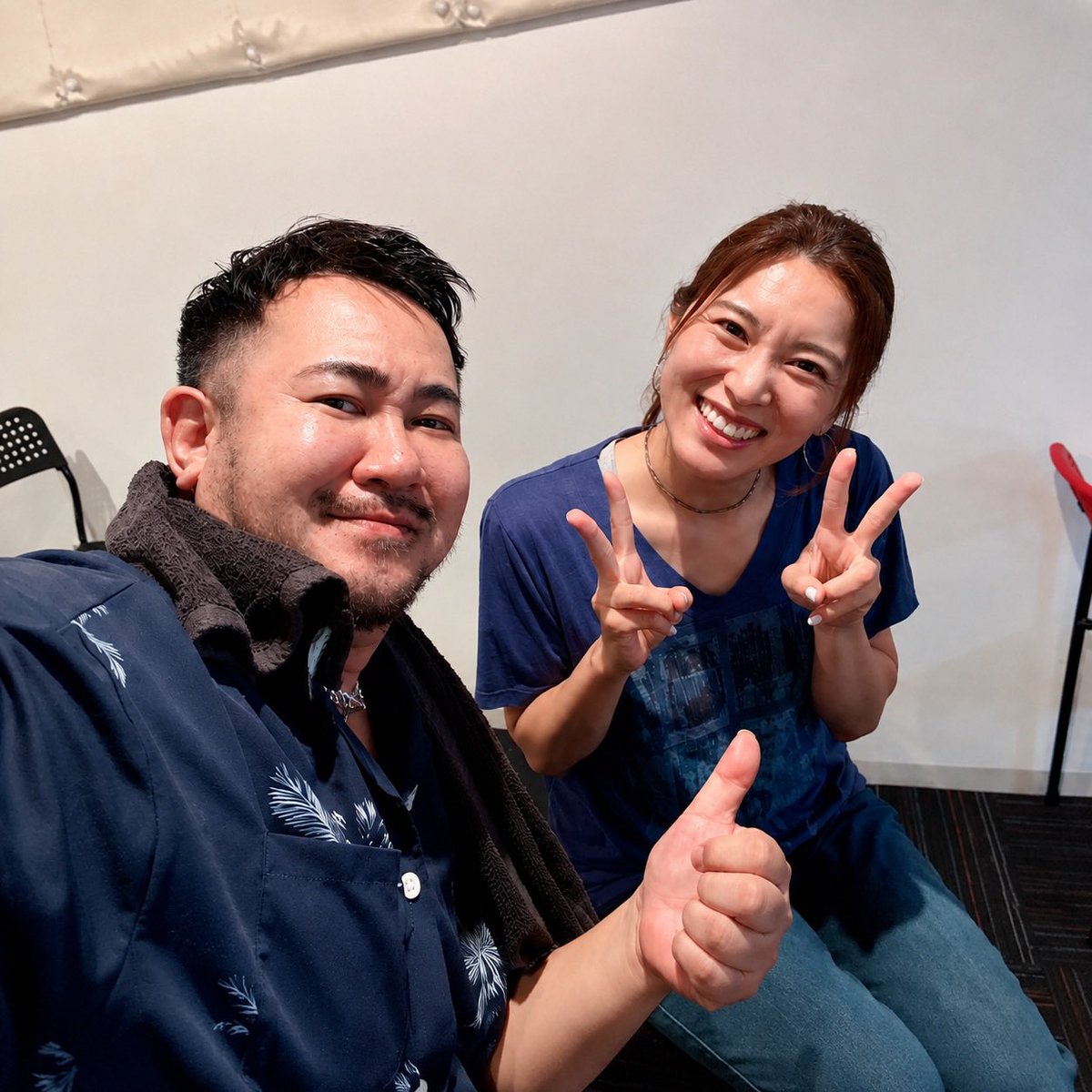 udetora's tweet photo. アーティスト仲間のダイナマイコちゃんが遊びに来てくれました🎤✨
どうもありがとう🐯✨

🗓【本公演】2026/07/31(金)-08/02(日)
🗓️ 【大感謝祭】08/08(土)
📘unit Tribal days-season11-
「目に沁みるんだ、夏。」
🏢東京音実劇場
https://t.co/3M3oz4YnYS https://t.co/wnrqtnNkDh