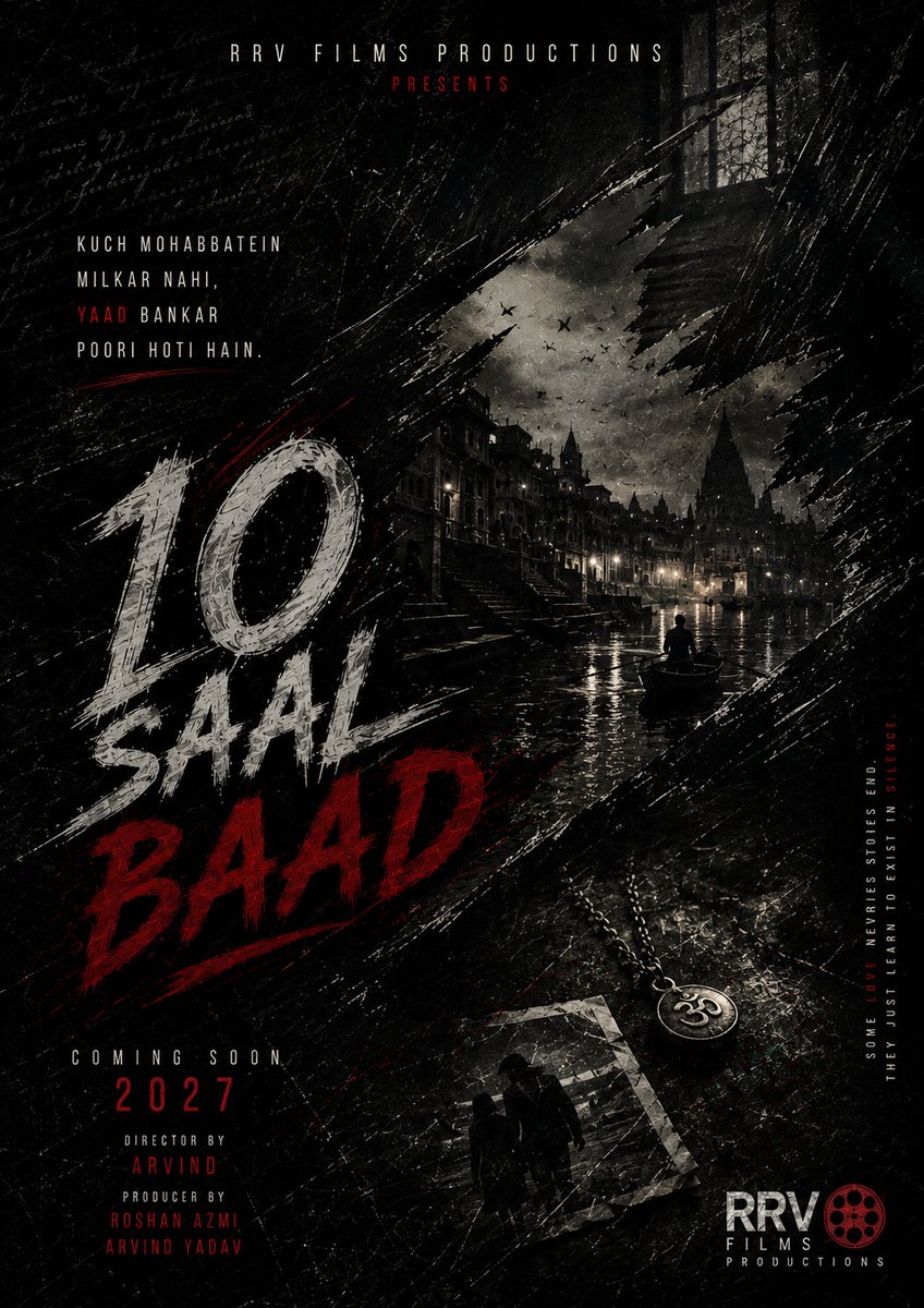 rrvpictures's tweet photo. 10 Saal Ki Talash...
After 10 years of waiting...
Will Naina finally meet Aarav?
Or will fate keep them apart forever?
What do you think?
❤️ Yes, they'll meet.
💔 No, they won't.
Coming Soon...
#10SaalKiTalash #ComingSoon2027 #LoveStory #Naina #Aarav #RRVPictures #10SaalBaad https://t.co/NKGQW0dZdo