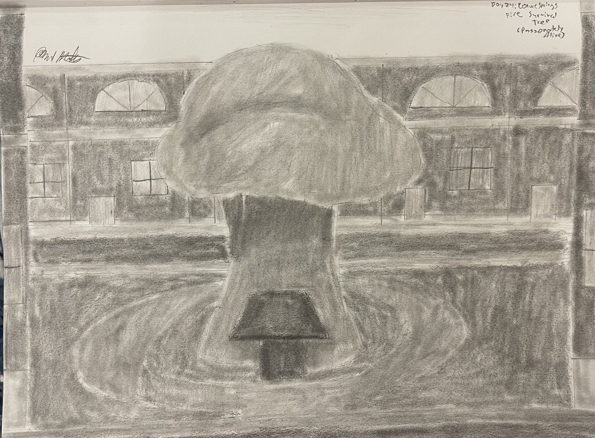 bottomgear09's tweet photo. Day 24: Conure Springs Fire Survival Tree
(Theme is: “Passionately Alive”)
#tree #apdrawing #pencil https://t.co/H20uPT4RYw
