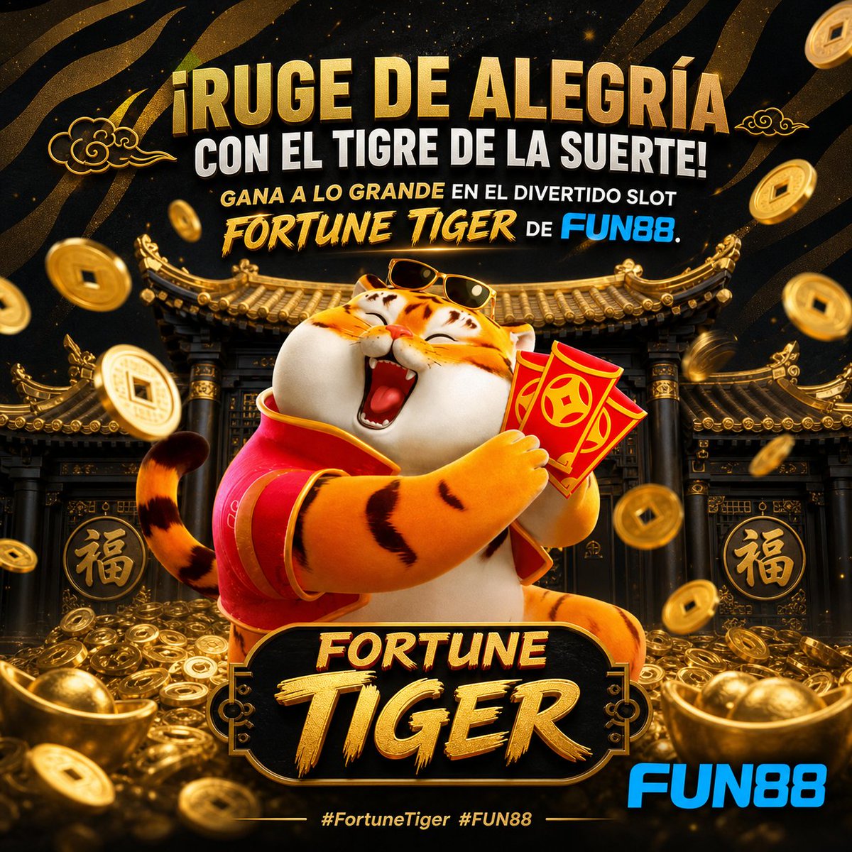 fun88ecuador's tweet photo. 🐯🧧 ¡Hora de rugir con fuerza y celebrar las victorias! 

🔗 ¡Ve al enlace de nuestra bio y gira hacia la victoria!

#FortuneTiger #FUN88 #FUN88Ecuador #Tragamonedas #EcuadorCasino #GanaEnGrande https://t.co/XdJAJgpZhi