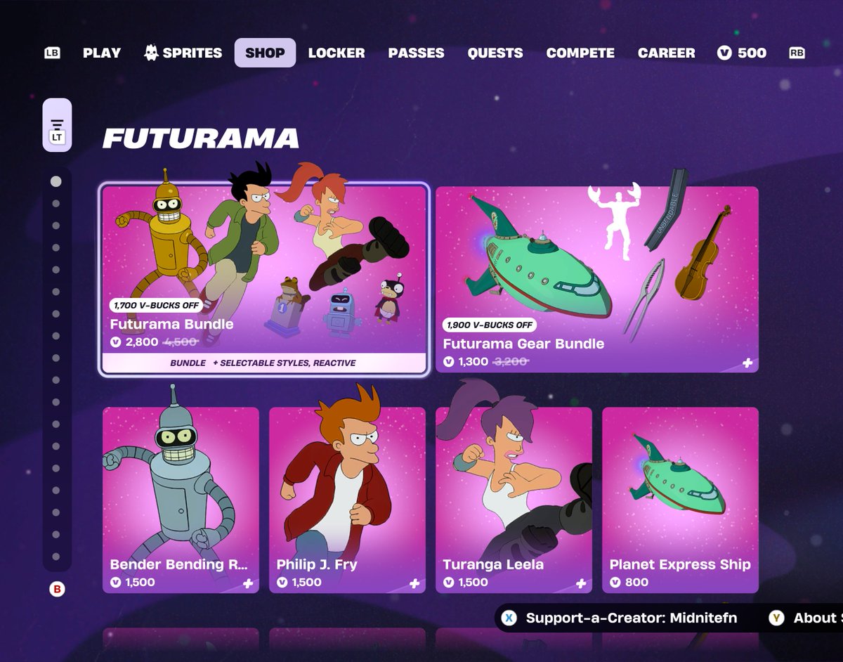 codeMidnitefn's tweet photo. Bender, Fry and Leela are back in the fortnite item shop consider using code midnitefn when getting anything in the shop🩵🔥

#ad #midnitefn #fortnite #Futurama #fypageシ https://t.co/bBH4Wso38y