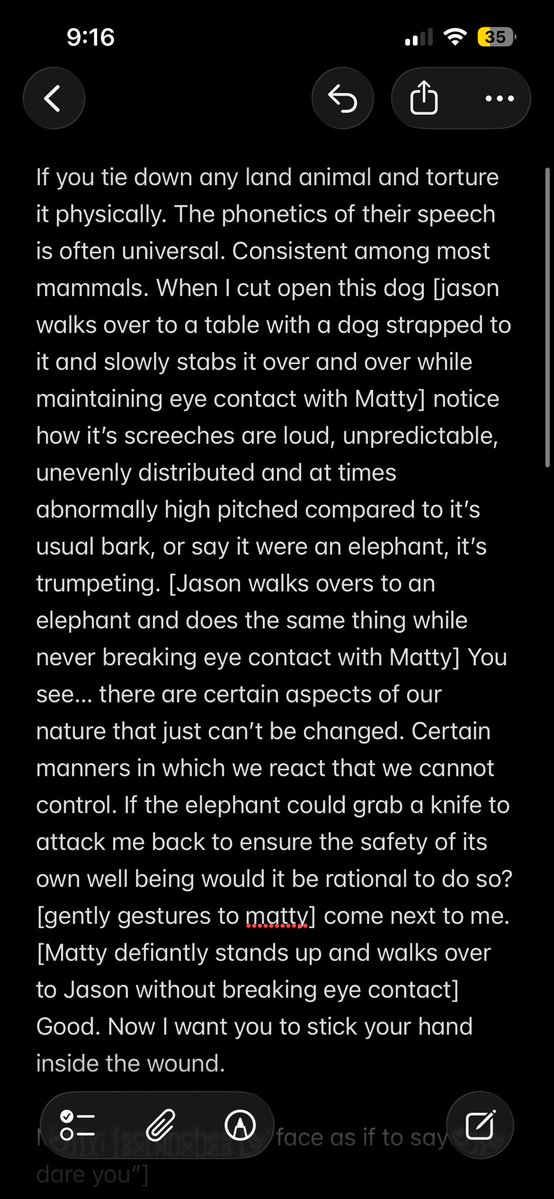 Matanbuchus999's tweet photo. Continuation of a scene I’m writing. https://t.co/Zef5Qy7oe5