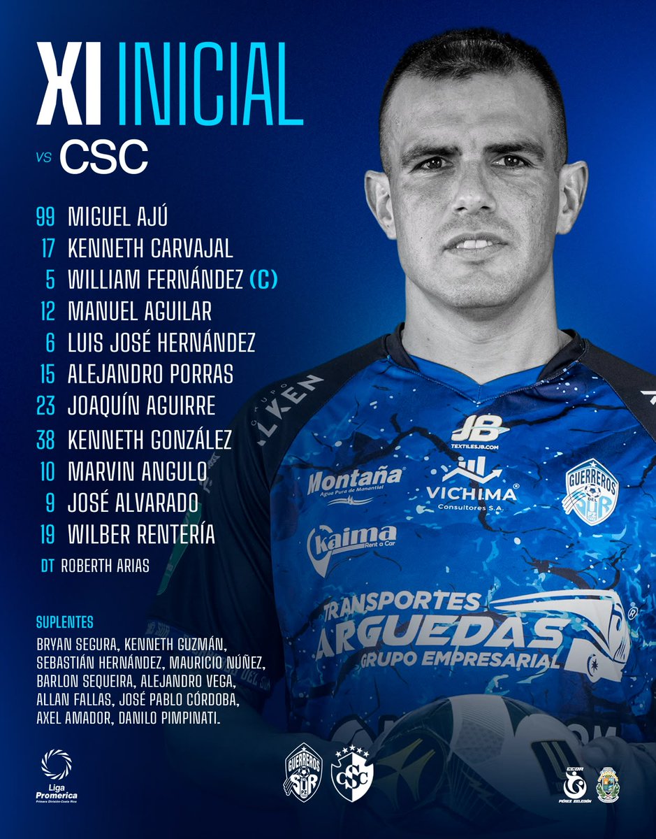 yashinquesadacr's tweet photo. #LaPrimera Así salen Pérez Zeledón y Cartaginés para el duelo de este lunes https://t.co/Ns8XNJSmC7