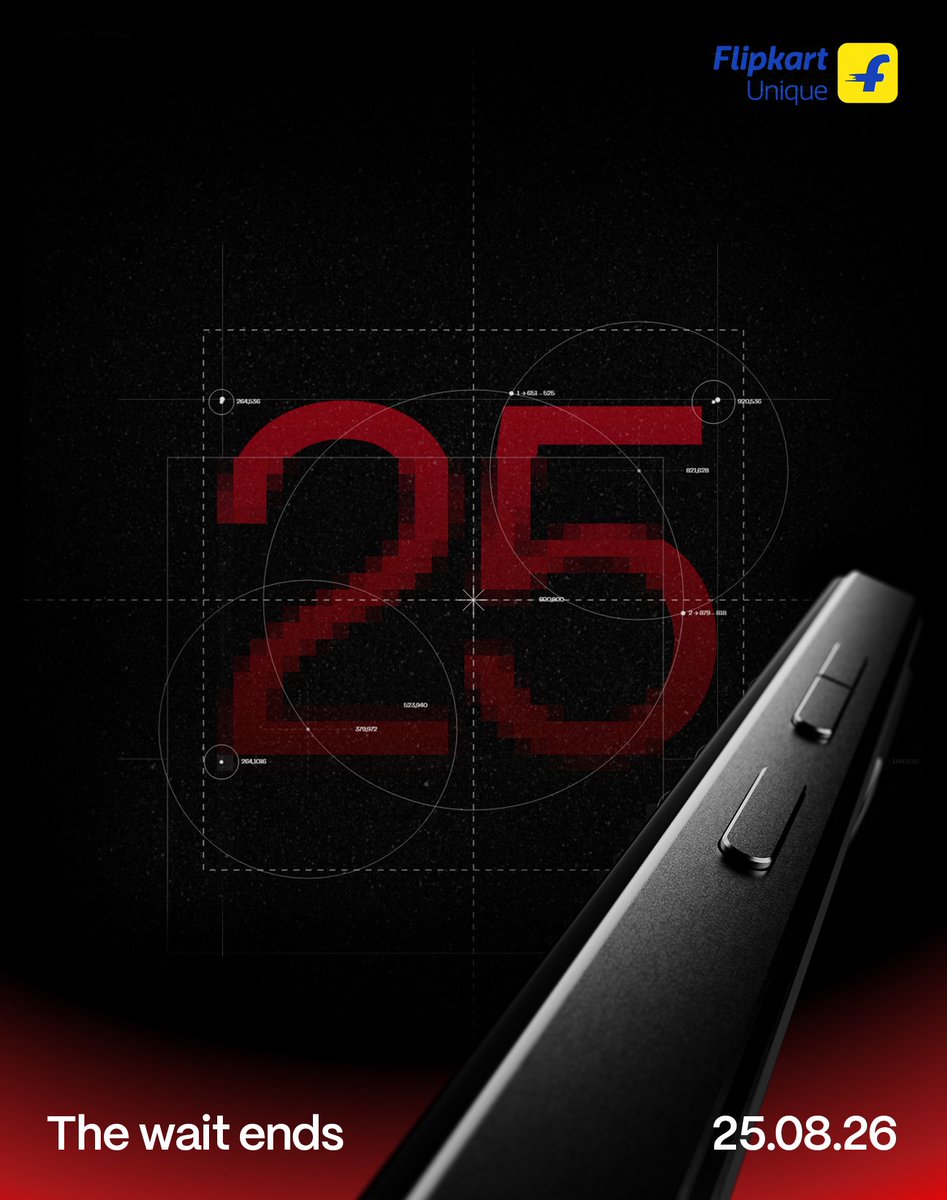 Bolttglobal's tweet photo. The countdown ends here. BOLTT arrives on 25.08.26 exclusively on Flipkart. ⚡
#BolttIndia #ImBoltt #BolttSmartphones #FlipkartUnique #TheWaitEnds https://t.co/zFCu5SXB7H